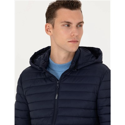 Lacivert Slim Fit Mont