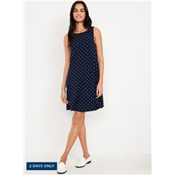 Sleeveless Mini Swing Dress
