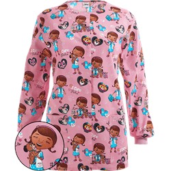 Cherokee Tooniforms Scrubs I Care For Pets Scrub Jacket