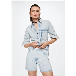 Short vaquero recto -  Mujer | MANGO OUTLET Melilla