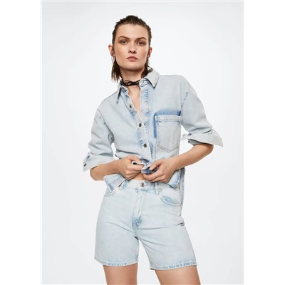 Short vaquero recto -  Mujer | MANGO OUTLET Melilla