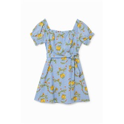Vestido corto limones