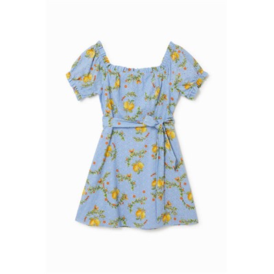 Vestido corto limones