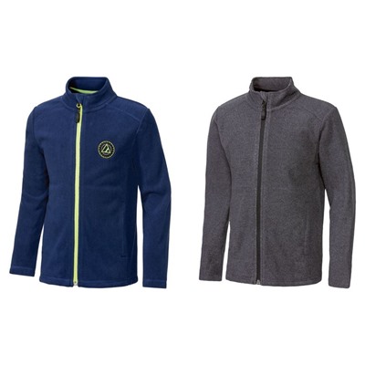 CRIVIT® Klinder Fleecejacke Jungen, mit Kinnschutz