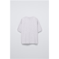 T-SHIRT WITH EMBROIDERED MOTIFS