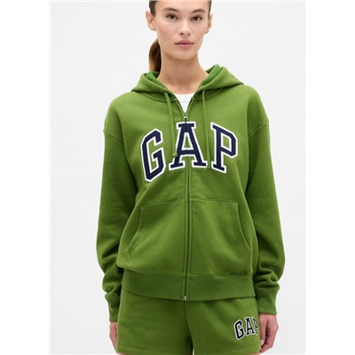 Relaxed Gap Logo Zip Hoodie