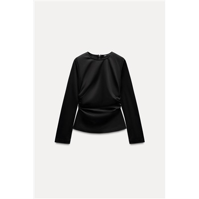 GATHERED ELASTIC TOP
