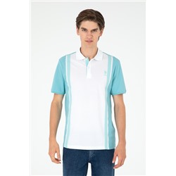 Erkek Regular Fit Polo Yaka Mint Tişört