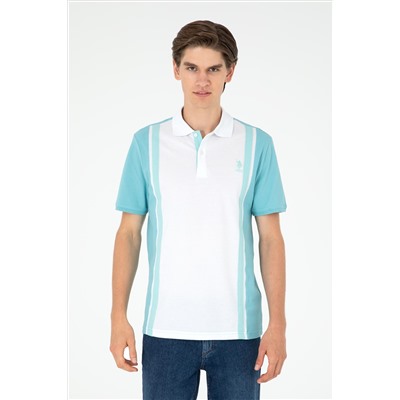 Erkek Regular Fit Polo Yaka Mint Tişört