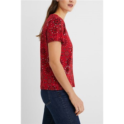 Camiseta mandalas 100% algodón