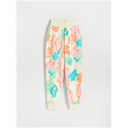 Jogger mit Blumendruck