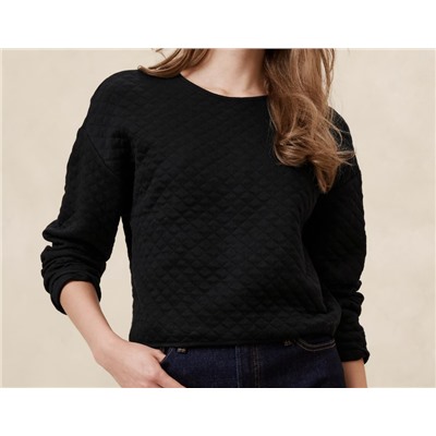 Quilted Sweatshirt