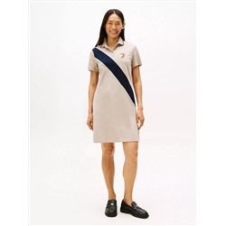 Banner Stripe Polo Dress