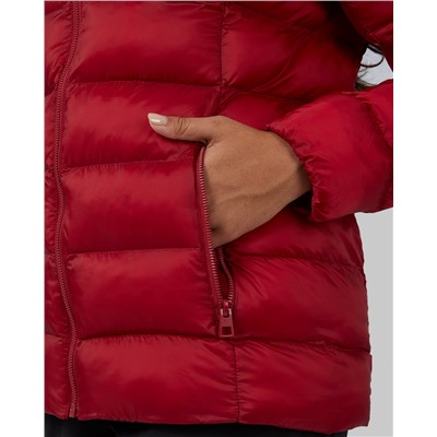 WOMEN'S LIGHTWEIGHT POLY-FILL PACKABLE HOODED JACKET