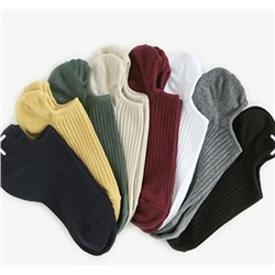 Black Arden Socks Unisex 8 Çift Pamuklu Basic Derbili Çorap TYCE3MM12N169901937312401