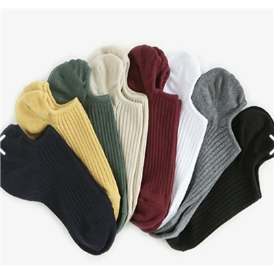 Black Arden Socks Unisex 8 Çift Pamuklu Basic Derbili Çorap TYCE3MM12N169901937312401