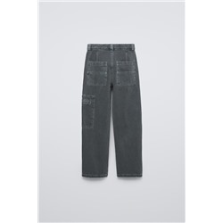 TWILL TROUSERS WITH POCKETS
