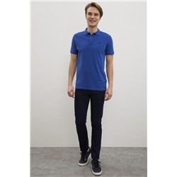 Erkek Saks Basic Polo Yaka Tişört