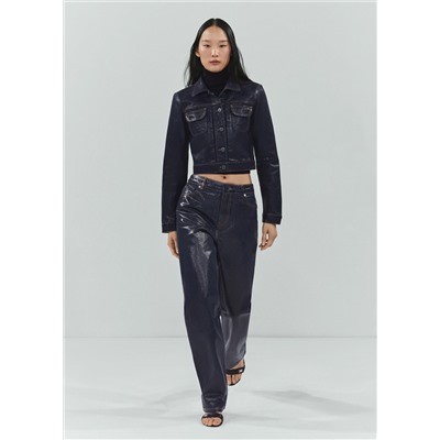 Jeans rectos foil