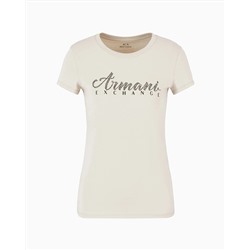 REGULAR FIT T-SHIRT WITH MINI SIGNATURE PRINT IN ASV COTTON