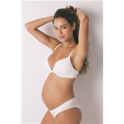 Sujetador 'maternity' CHARMING canalé marfil