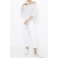 Blusa Verde agua