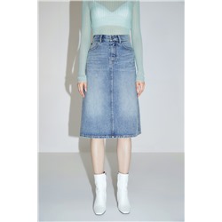 Falda vaquera Azul