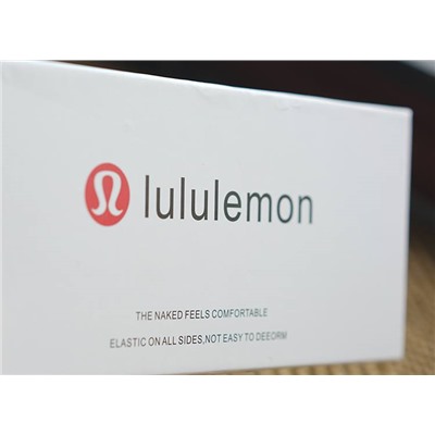 Носки средней длины с вышитым логотипом бренда LULULEMO*N ОРИГИНАЛ!  (в упаковке 5 пар)