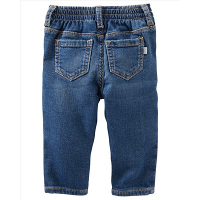 Knit-Like Jeans - Fountain Wash
