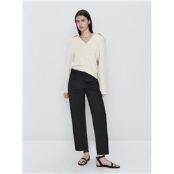 Pantalón chino mezcla algodón
