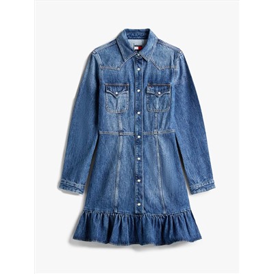 Tommy Jeans Denim Western Dress