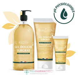 BeauTerra Gel Douche Surgras - Haute Tolérance 1L