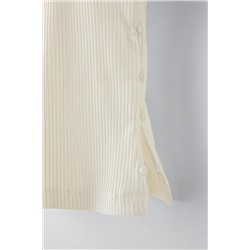 BUTTONED RIBBED T-SHIRT