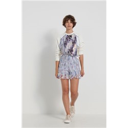 Short tweed marinero