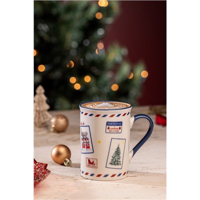 Reve Lucien Kupa - Beyaz/Mavi - 280 ml
