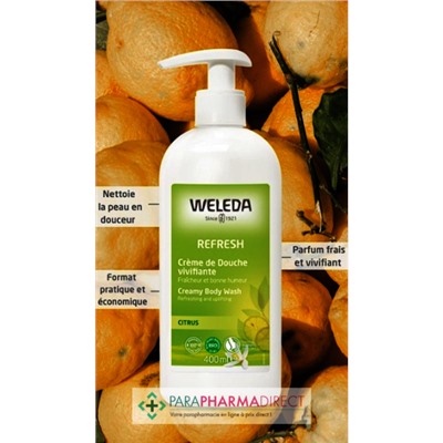 Weleda Citrus - Crème de Douche Vivifiante - BIO 400 ml