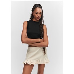 Top crop cuello halter