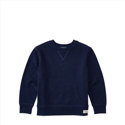 SLUB COTTON JERSEY SWEATSHIRT