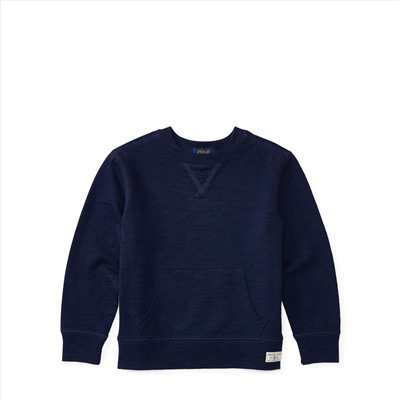 SLUB COTTON JERSEY SWEATSHIRT