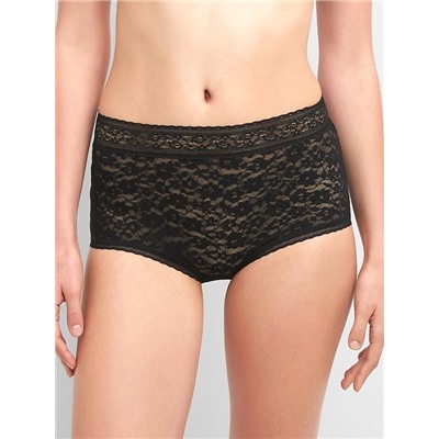 Supersoft lace high rise bikini