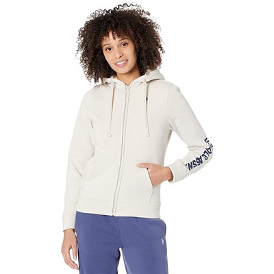 U.S. POLO ASSN. Sleeve Print Fleece Jacket