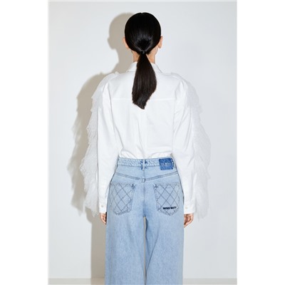 Camisa avolantada Blanco