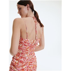 Gerafftes Minikleid