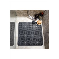 MODGER Kare Masajlı Silikon Banyo & Duş Kaydırmazı Antrasit Renk mdgr-gri