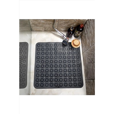 MODGER Kare Masajlı Silikon Banyo & Duş Kaydırmazı Antrasit Renk mdgr-gri