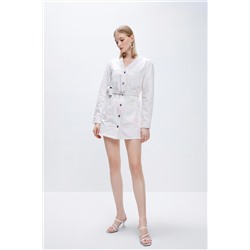 Vestido camisero Blanco