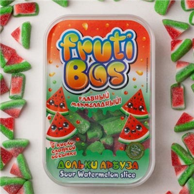 Жев. мармелад Frutibos 250 г "Дольки арбуза" в кисло-сладкой обсыпке 1/12, шт