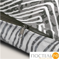 TOGAS Наволочка ФЕРРАНТЕ сер 70x70-1, 1 пр, xл/сат