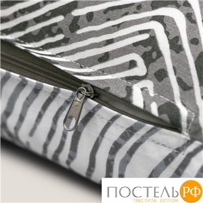 TOGAS Наволочка ФЕРРАНТЕ сер 70x70-1, 1 пр, xл/сат