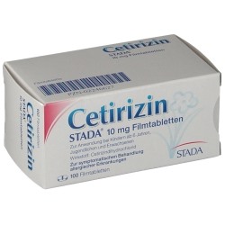 Цетиризин STADA® 10 мг таблетки, покрытые оболочкой 100шт